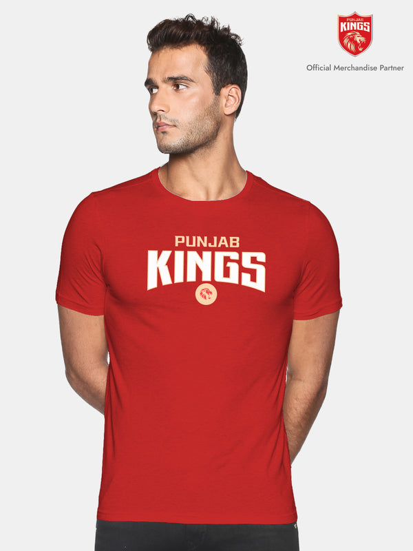 Punjab Kings Lion Red T-Shirt