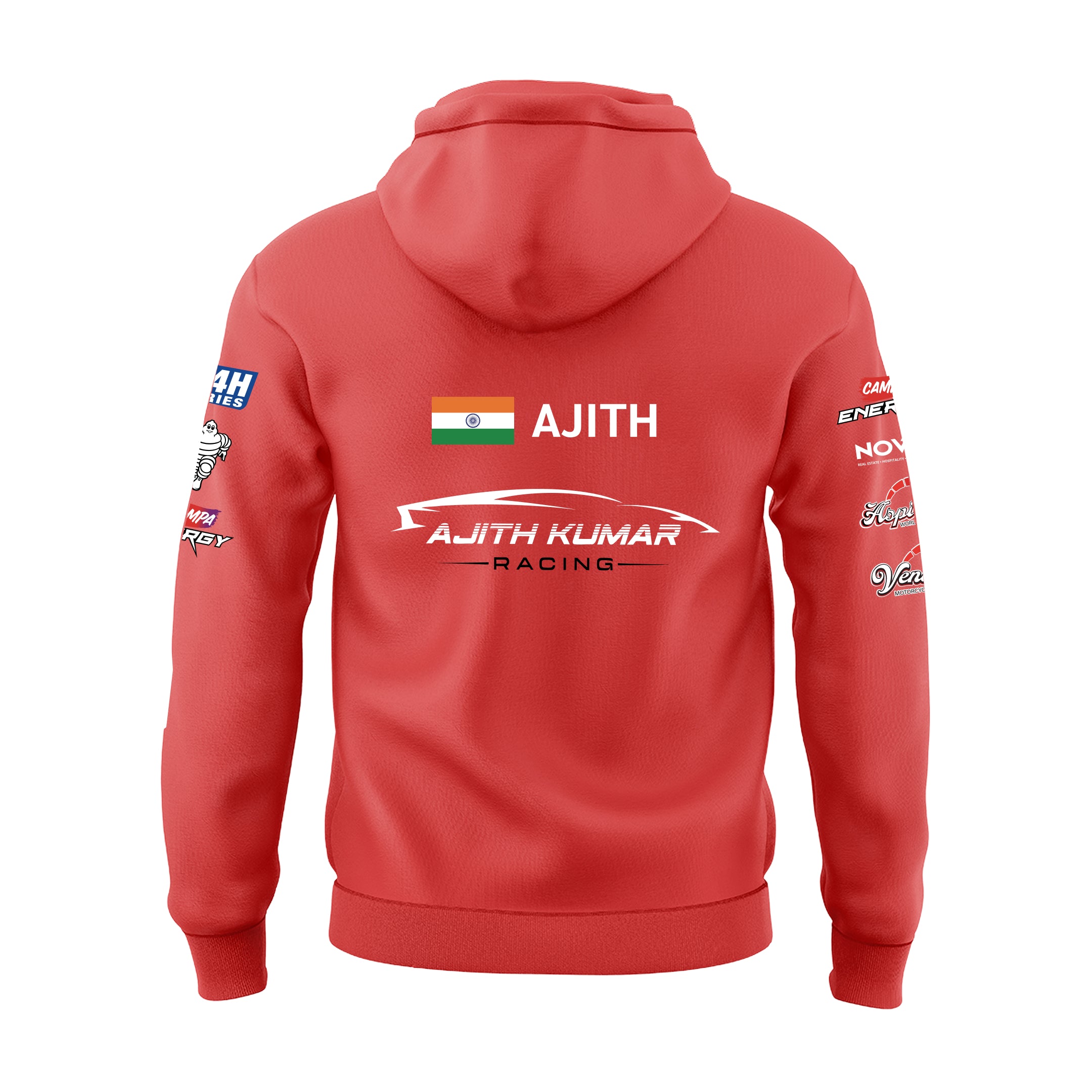 Ajith Kumar Racing Red Hoodie | Official Motorsport Team Style