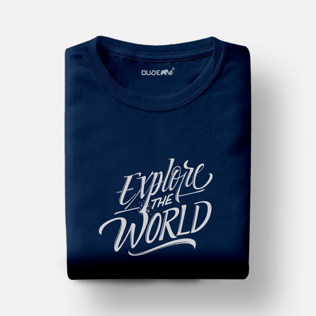 Explore the World Unisex Travel Half Sleeve T-Shirt
