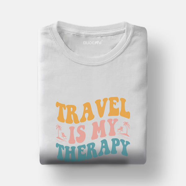 Travel Therapy Unisex Travel Half Sleeve T-Shirt