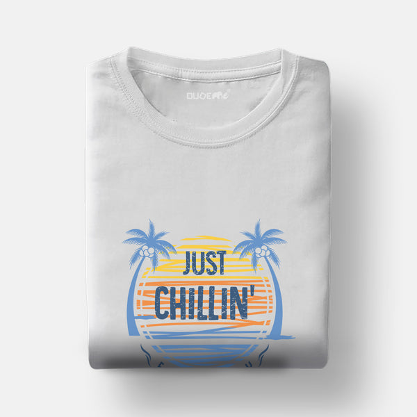 Just Chillin' Unisex Travel Half Sleeve T-Shirt