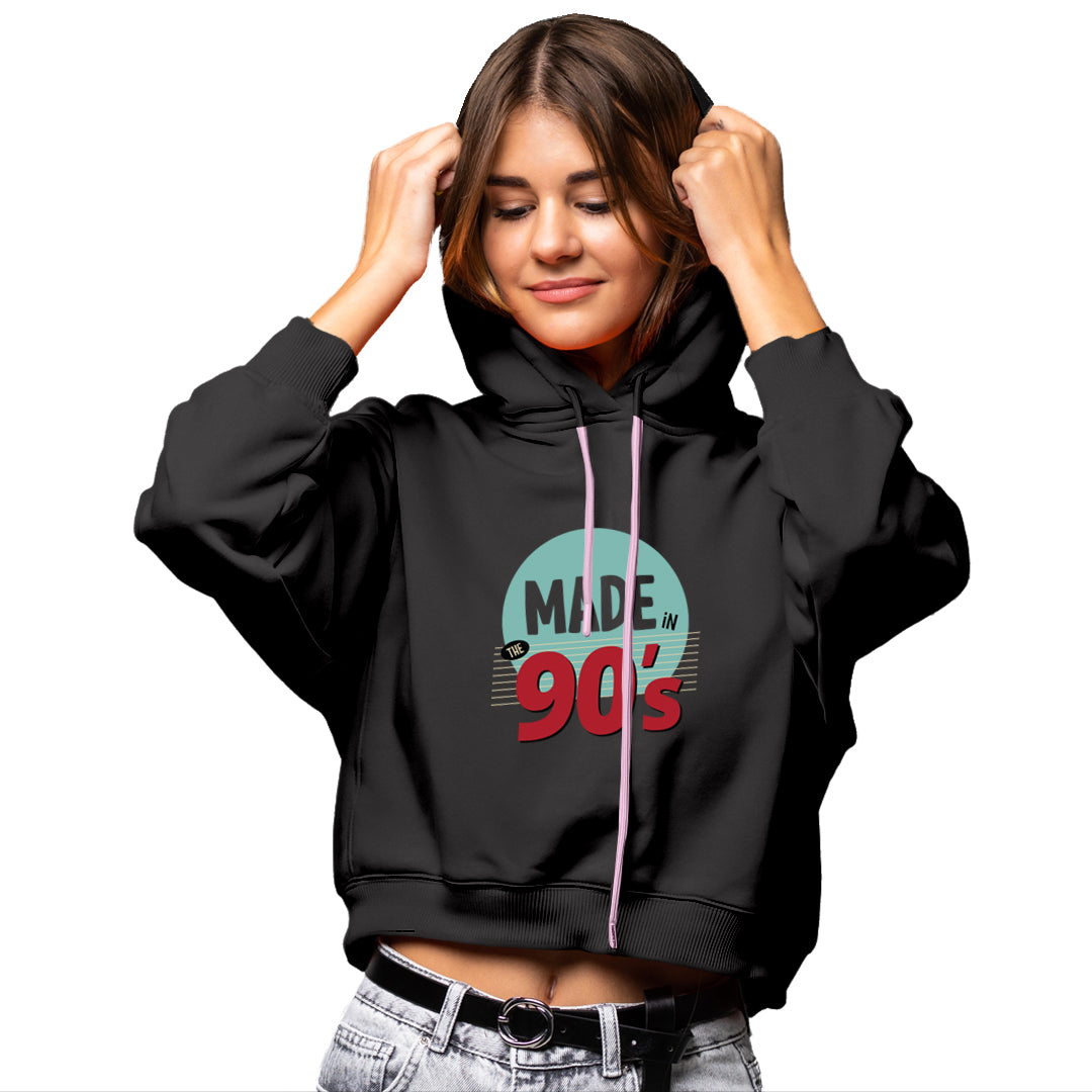 Made In 90s Cropped Hoodie