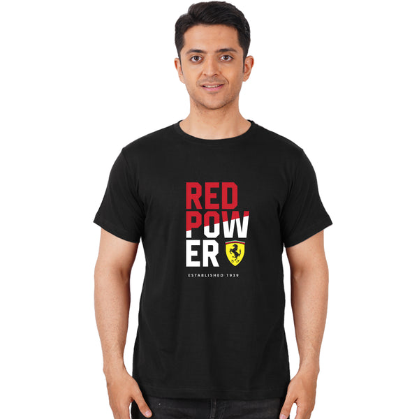 Ferrari RED POWER Half Sleeve Unisex T-Shirt