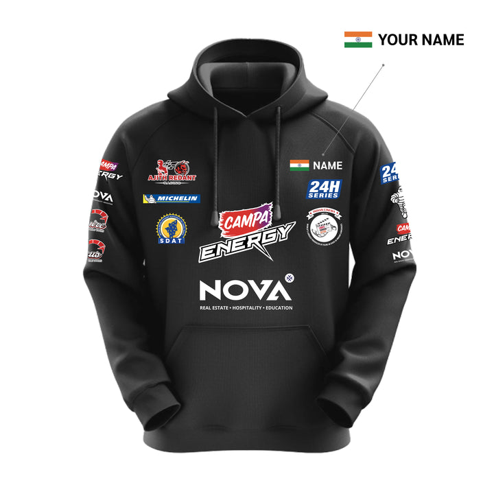 Customized Ajith Kumar Racing Red Hoodie | Official Motorsport Team ...