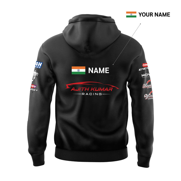 Customized Ajith Kumar Racing Red Hoodie | Official Motorsport Team ...