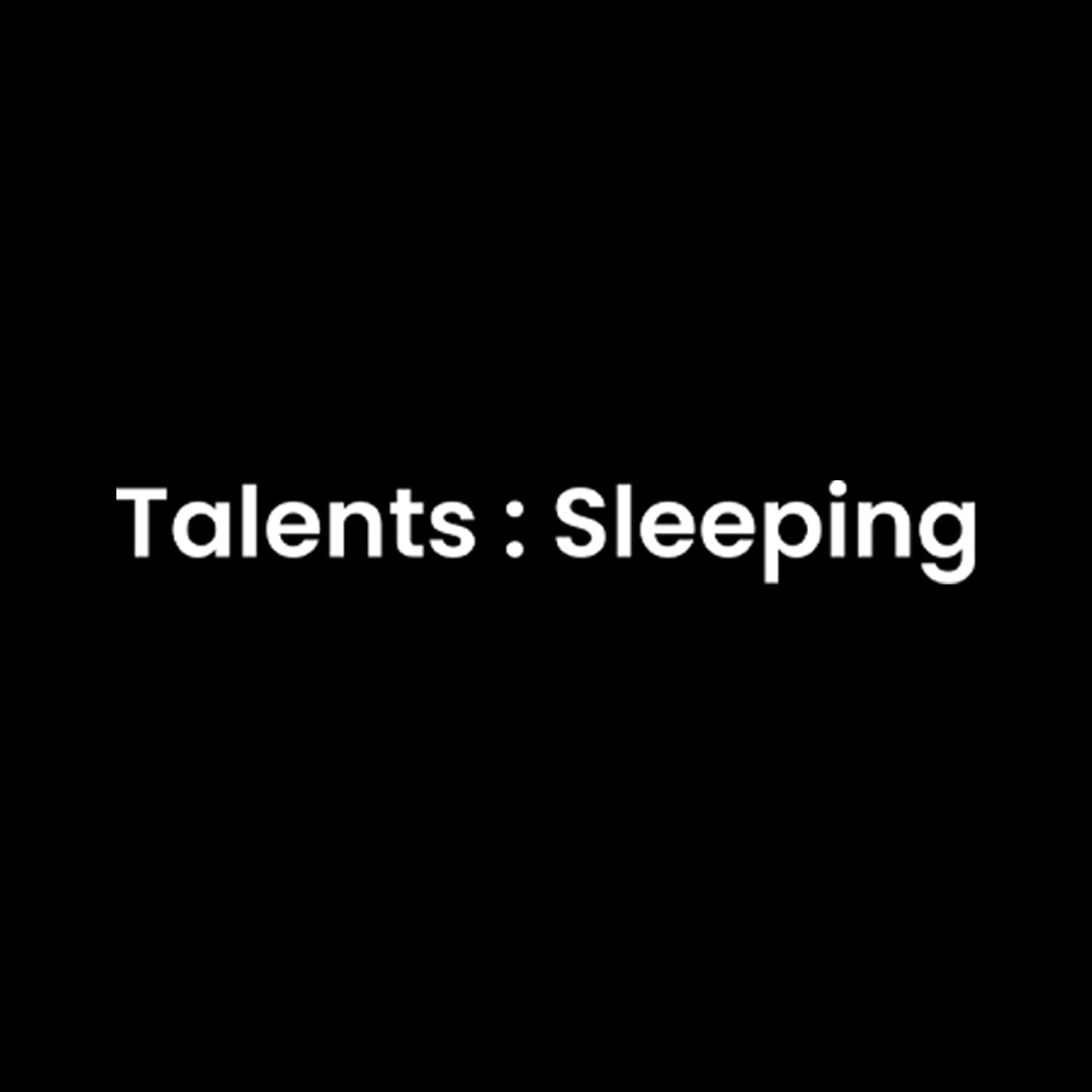 Talent Sleeping Unisex Sarcasm Oversized T-Shirt