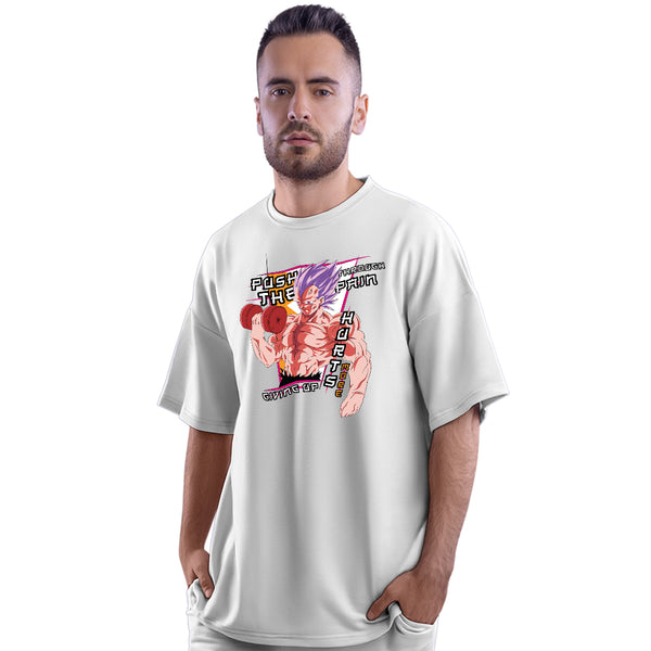Be Like Vegeta Unisex Oversized Anime T-Shirt