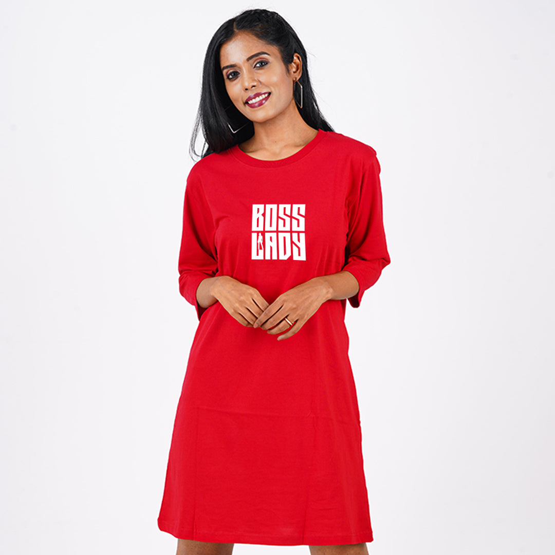Boss Lady T-Shirt Dress