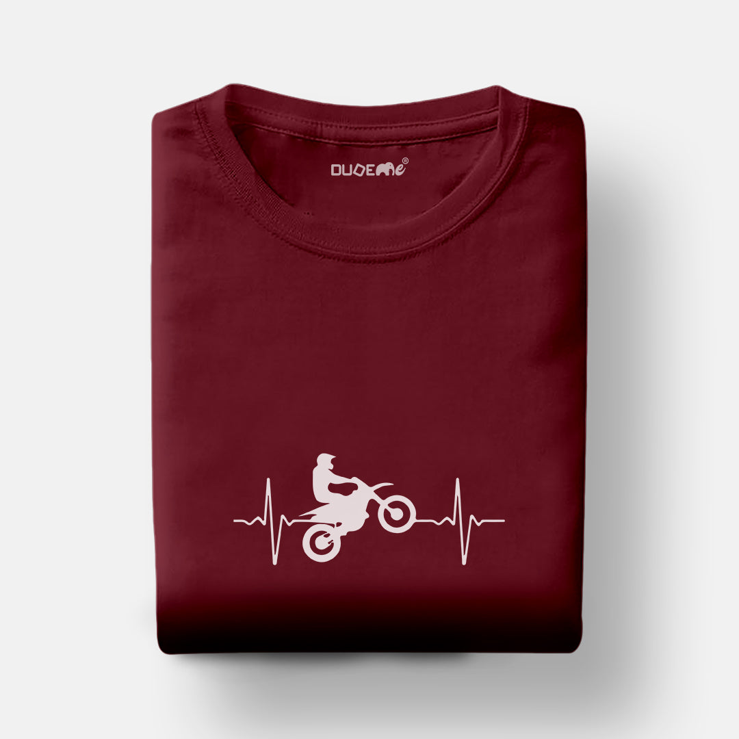 Riders Pulse Unisex Travel Half Sleeve T-Shirt