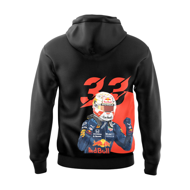Max Verstappen Black Unisex Motorsport Hoodie – Dudeme