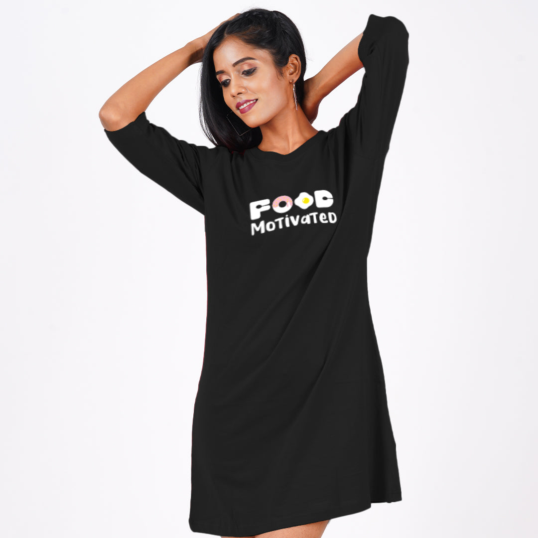 Food Motivated T-Shirt Dress