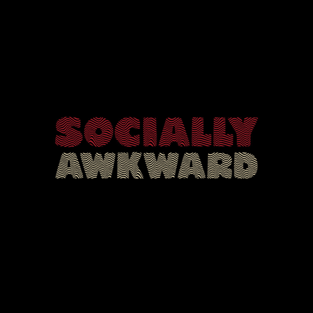 Socially Awkward Sarcasm Oversized T-Shirt