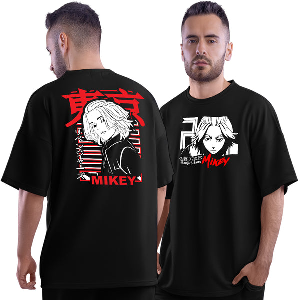 Mikey Kun Unisex Oversized Anime T-Shirt