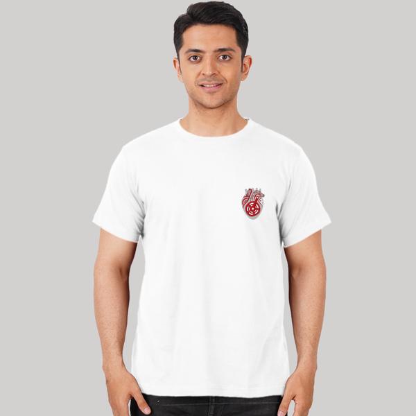 The Heart Engine Minimalist Unisex Travel Half Sleeve T-Shirt