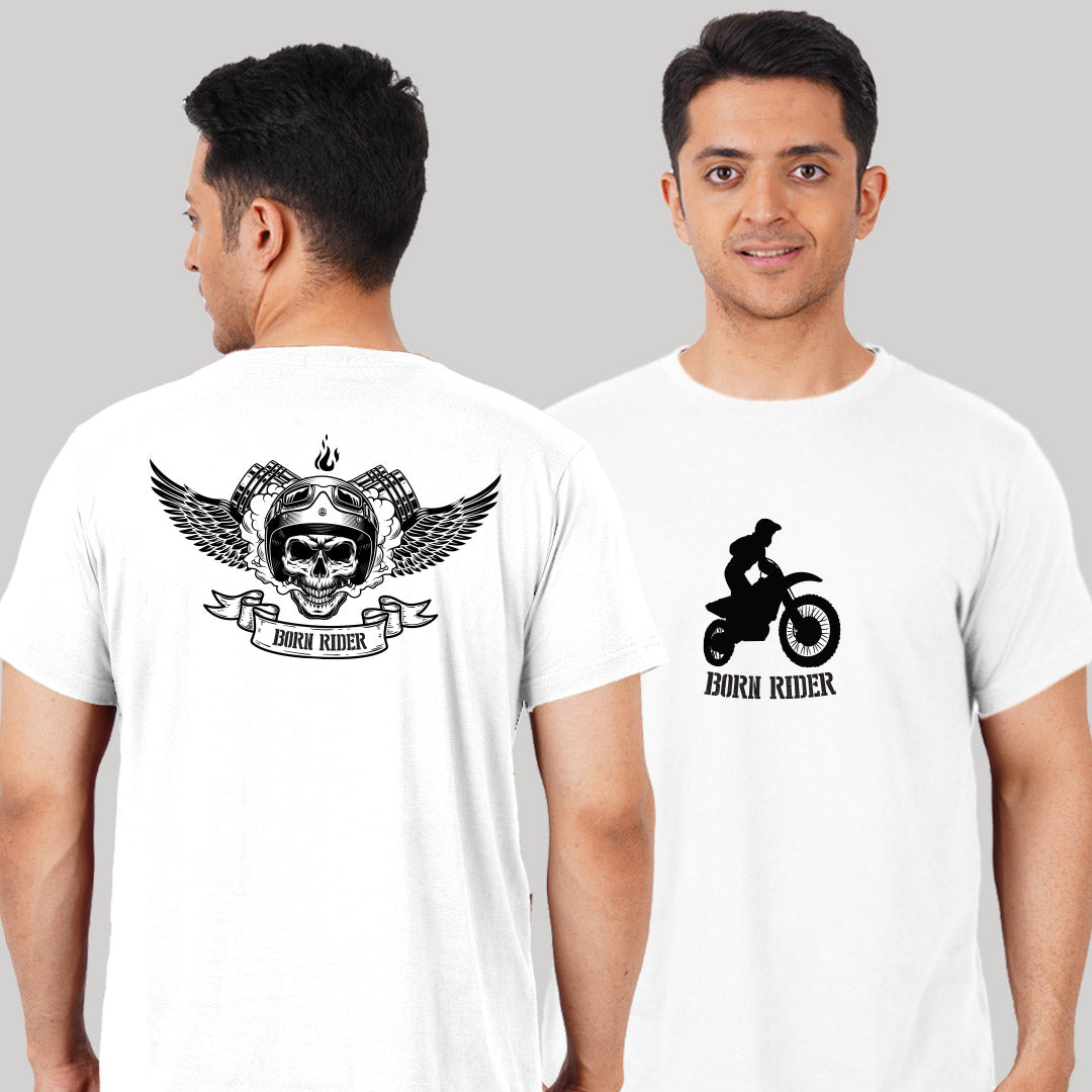 Born Rider Unisex Travel Half Sleeve T-Shirt