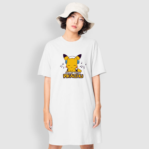 Pallet Town Pikachu T-Shirt Dress
