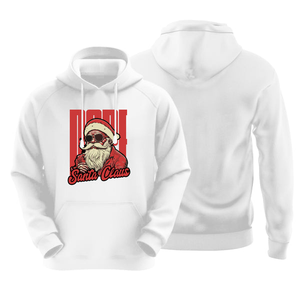 Retro Santa Claus - Vintage Xmas Edition White Hoodie