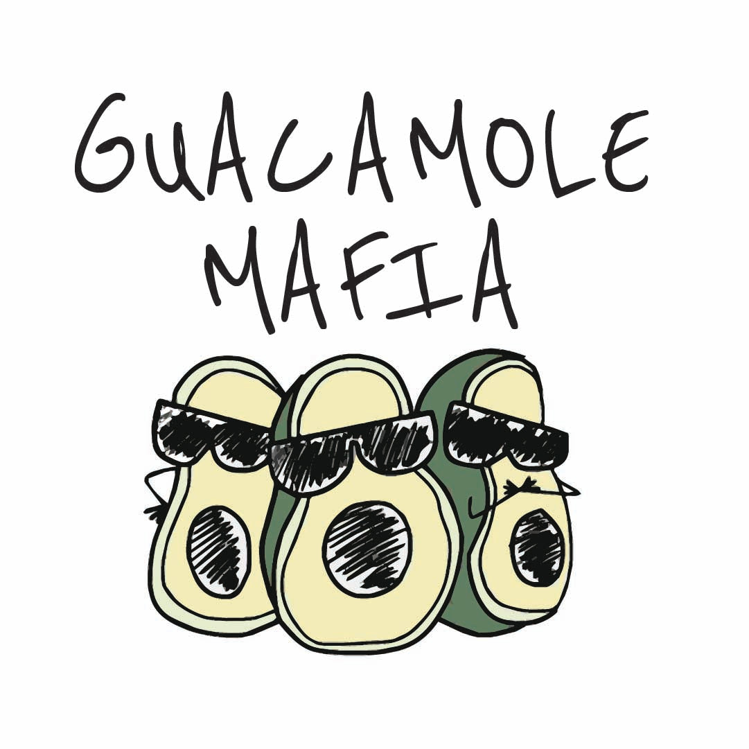 Guacamole Mafia Cropped Hoodie