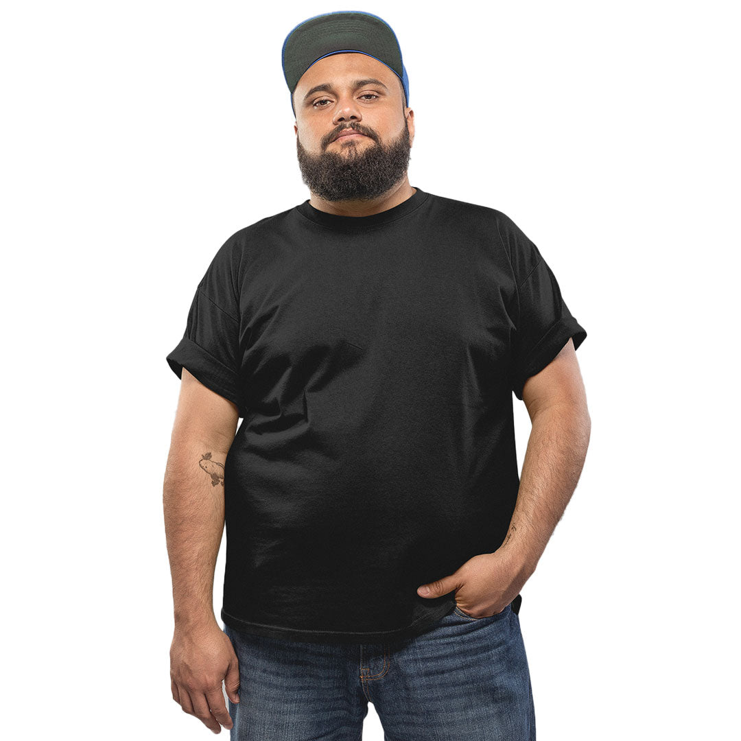 Black Unisex Plus Size T-Shirt