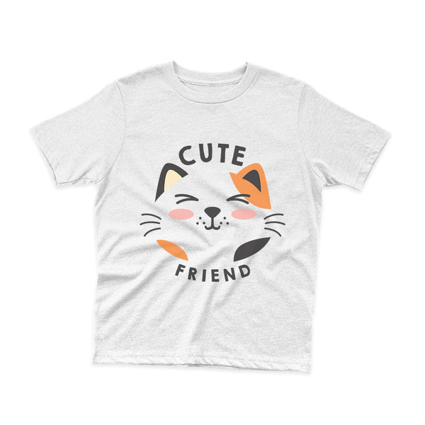 Cute Kitty Friend Kids T-Shirt