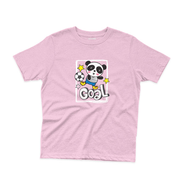 Football Panda Kids T-Shirt