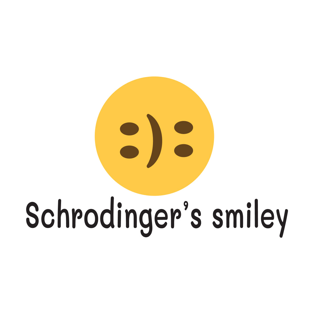 Schrodinger's Smiley Half Sleeve Unisex Geek T-Shirt