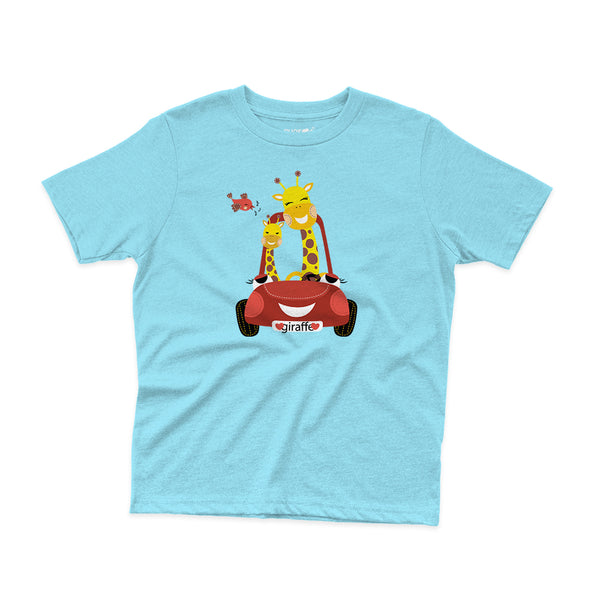 Jolly Giraffe Ride Kids T-Shirt