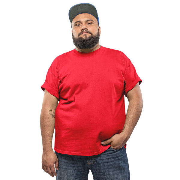 Red Unisex Plus Size T-Shirt