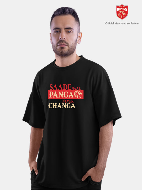 Saade Naal Panga Never Changa  Oversize T-Shirt
