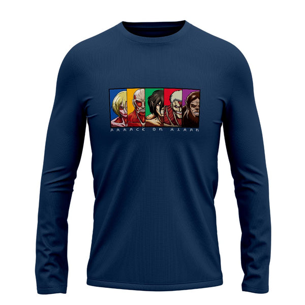 Attack On Titans Full Sleeve Anime T-Shirt