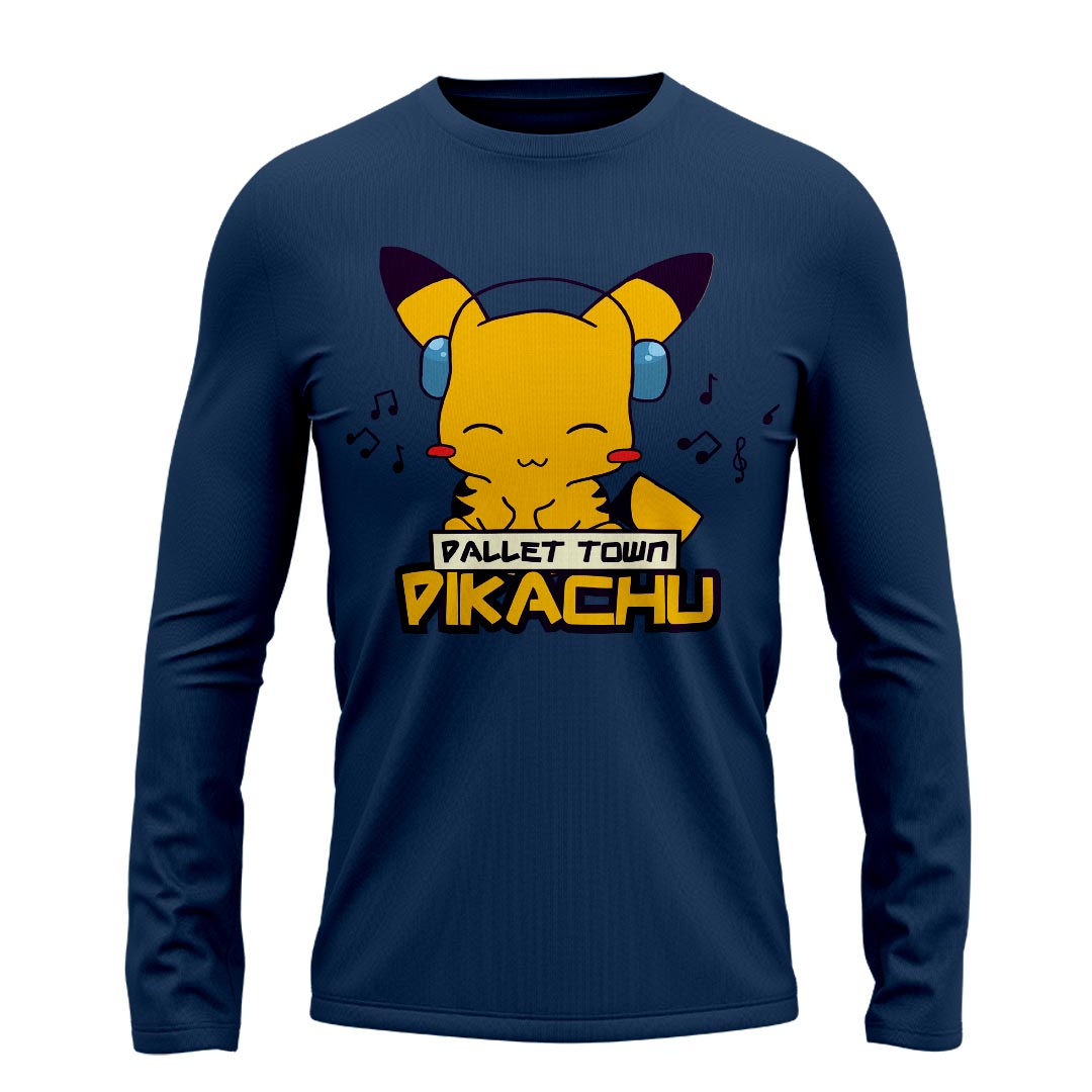 Pikachu Full Sleeve Anime T-Shirt