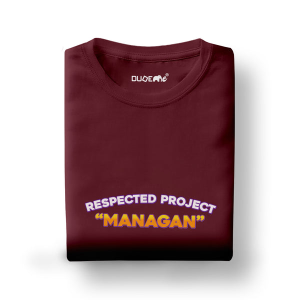 Product Managan Annachi Unisex Maroon Half Sleeve T-Shirt