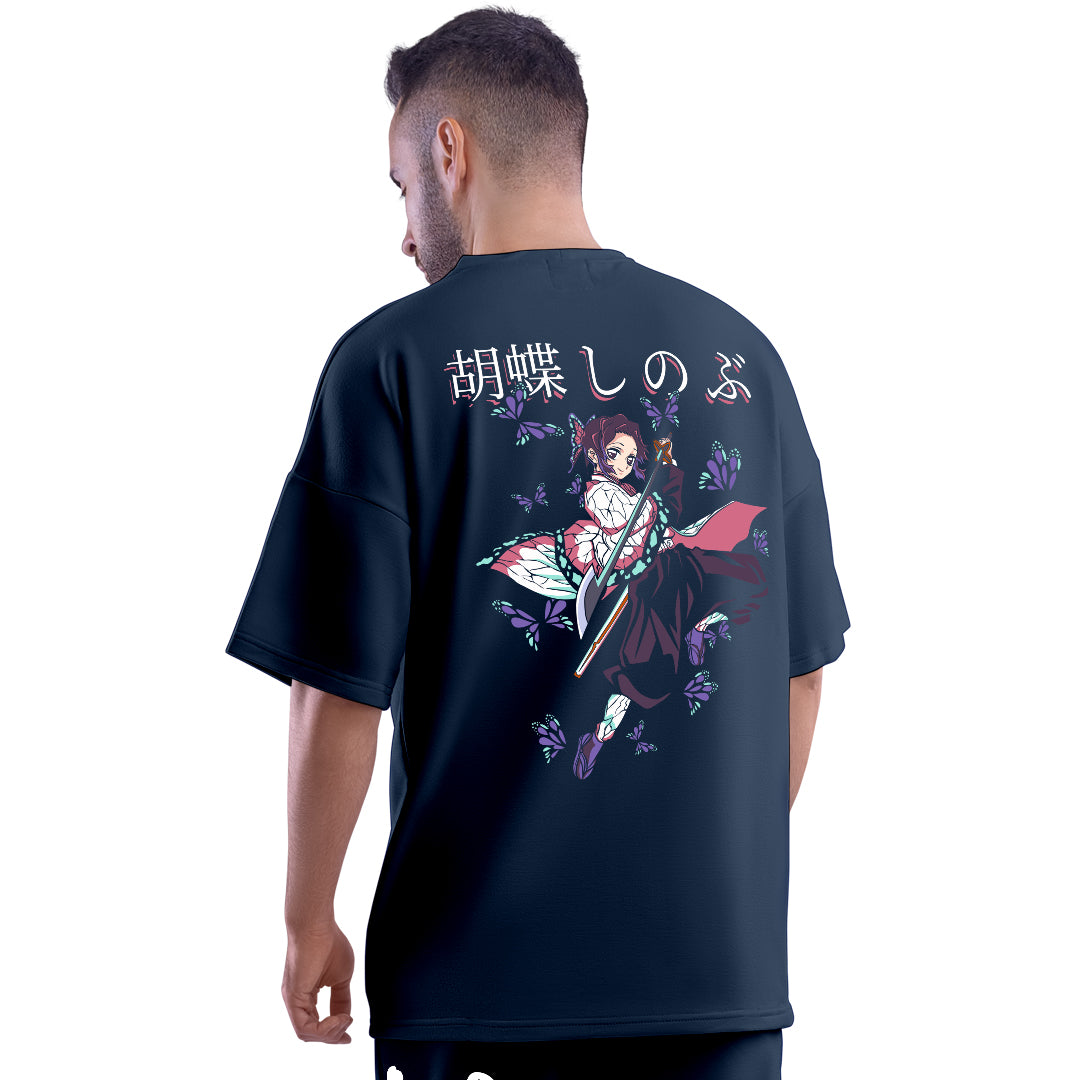 Shinobu Kocho Navy Unisex Oversized T-Shirt