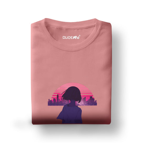 Anime Girl Half Sleeve Unisex T-Shirt