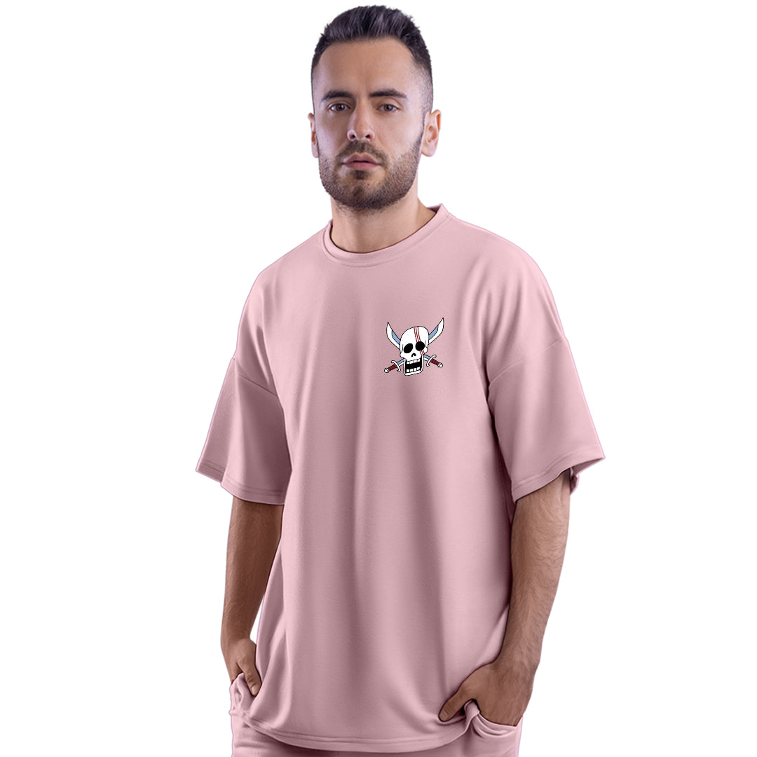 One Piece Shanks Pink Unisex Oversized T-Shirt