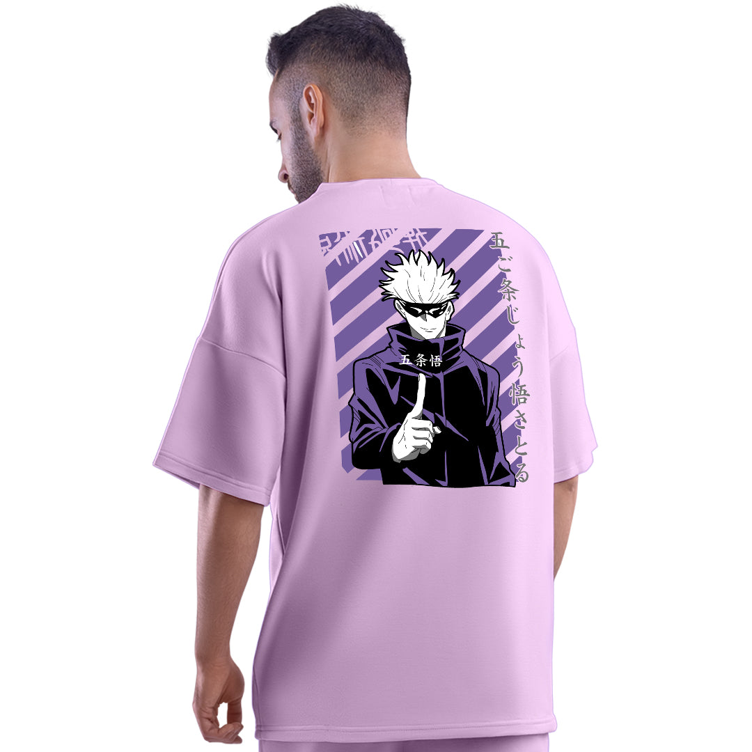 Satoru Gojo Lilac Unisex Oversized T-Shirt