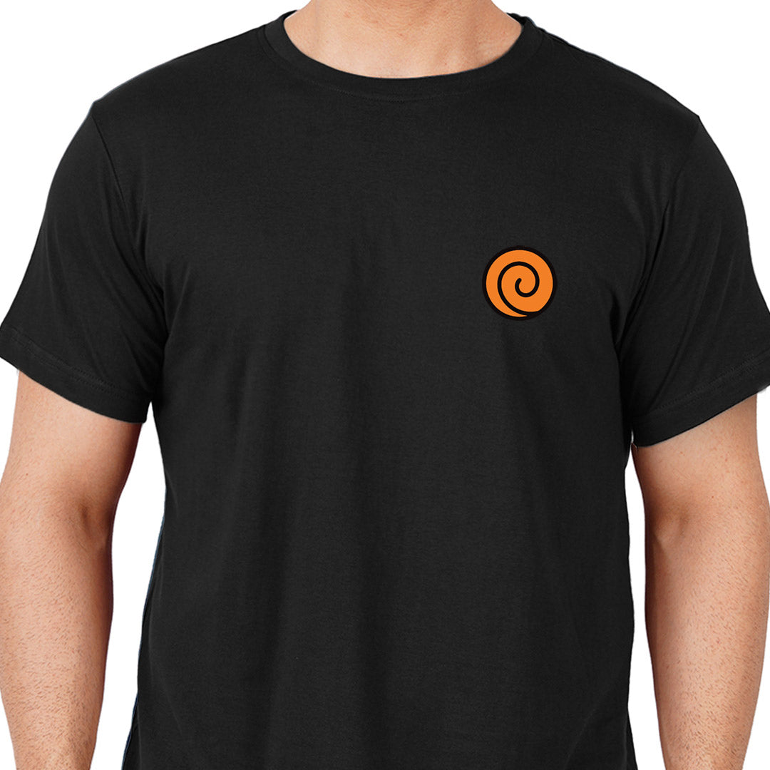 Uzumaki Clan Symbol Minimalist Half Sleeve Unisex T-Shirt