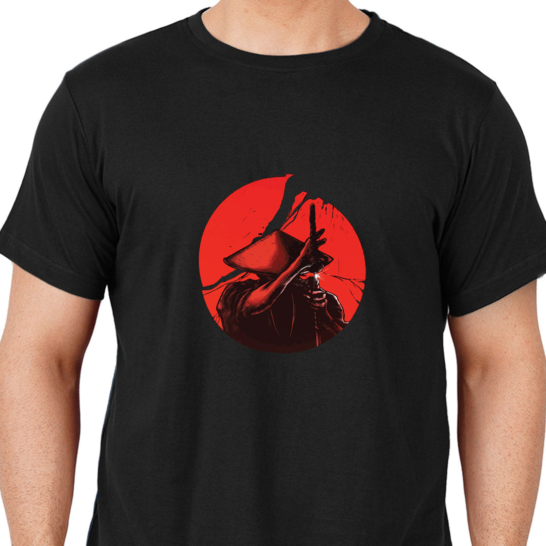 Samurai Half Sleeve Unisex T-Shirt