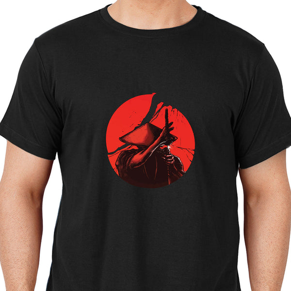 Samurai Half Sleeve Unisex T-Shirt