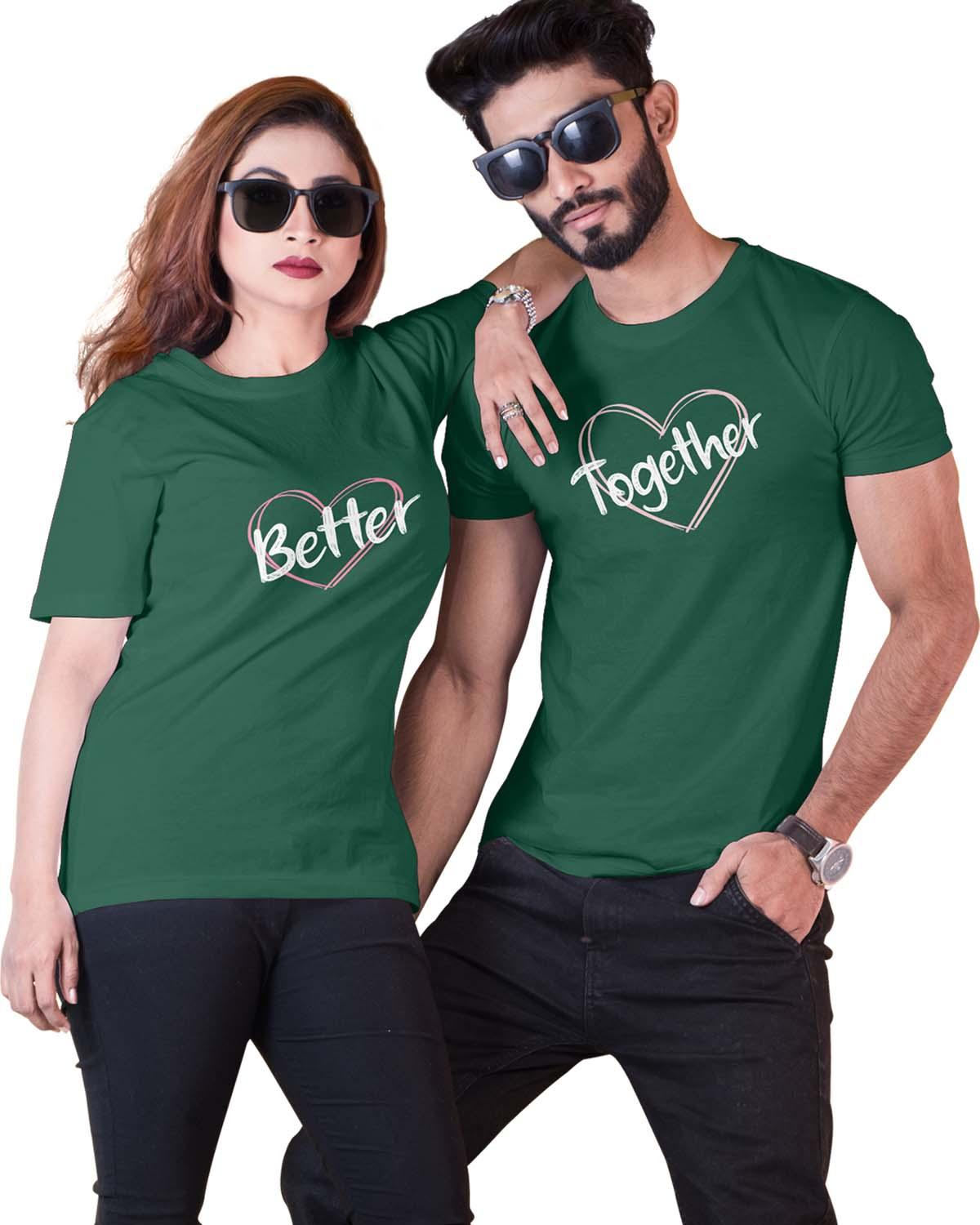 Better Together Couple T-Shirt - Dudeme