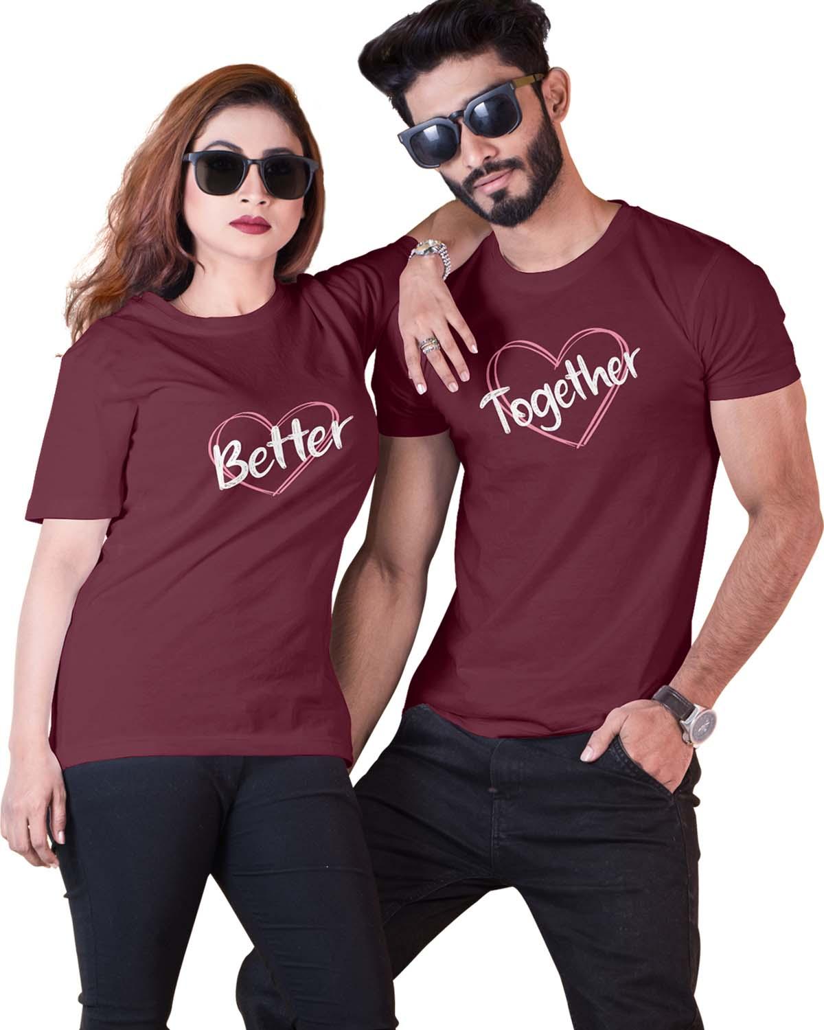 Better Together Couple T-Shirt - Dudeme