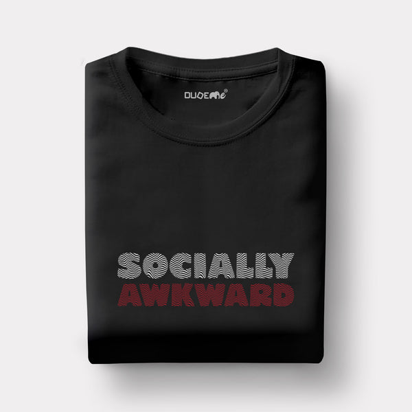 Socially Awkward Unisex Half Sleeve T-Shirt