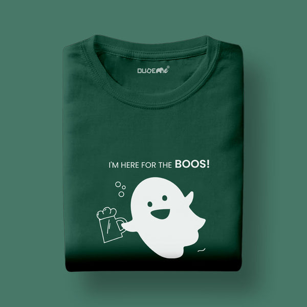 I Am Here For The Boos Unisex Half Sleeve T-Shirt