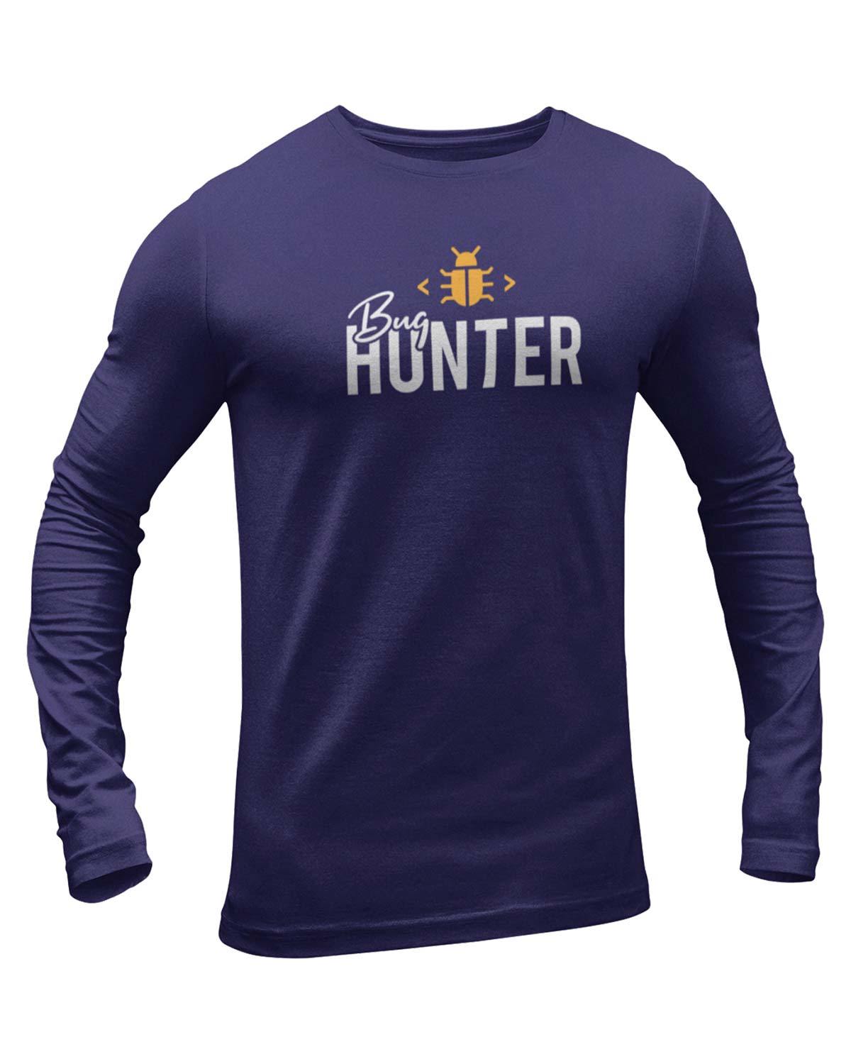 Bug Hunter Full Sleeve Geek T-Shirt - DudeMe