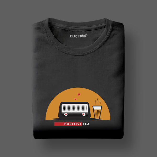 Positivitea Radio & Tea Unisex Half Sleeve T-Shirt