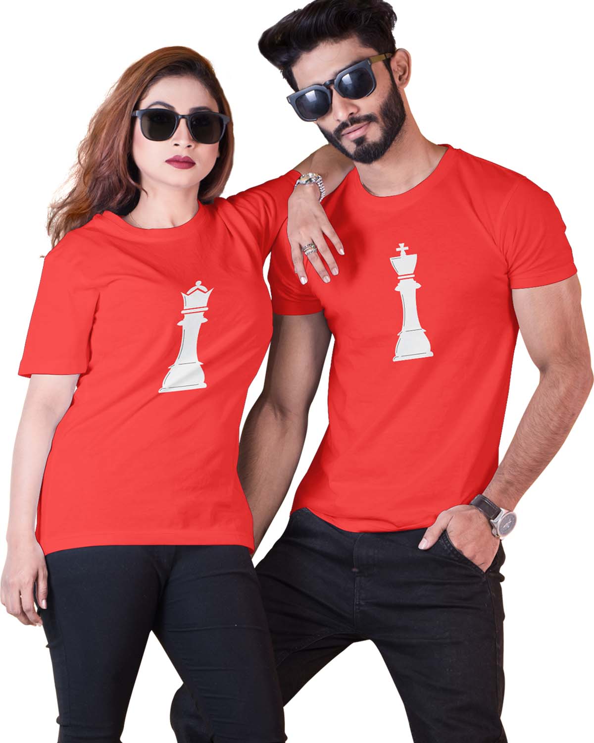 King & Queen Couple T-Shirt