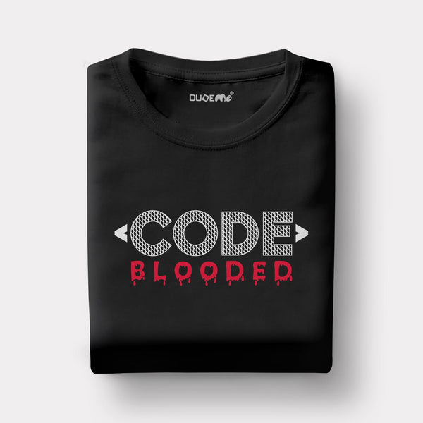 Code Blooded Half Sleeve Unisex T-Shirt