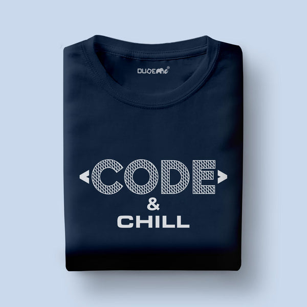 Code And Chill Half Sleeve Unisex T-Shirt