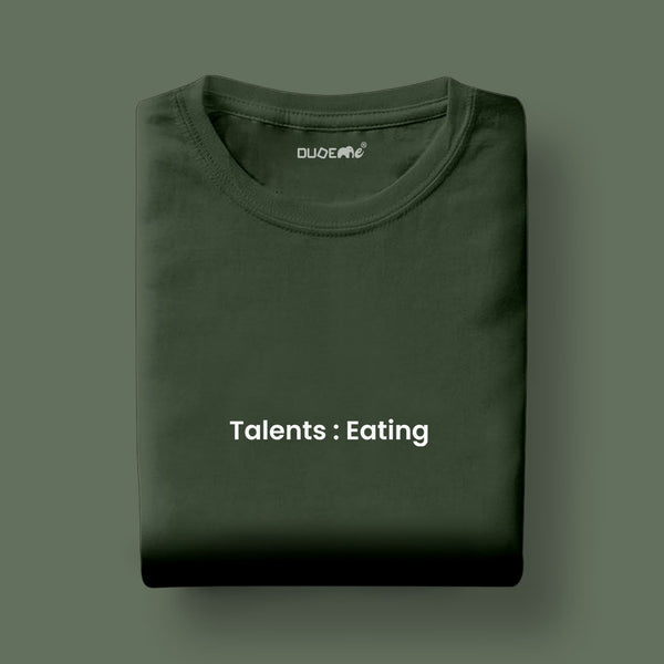 Talent Eating Unisex Half Sleeve T-Shirt