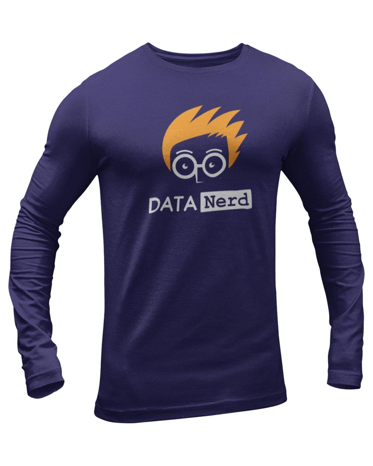 Date Nerd Full Sleeve Geek T-Shirt